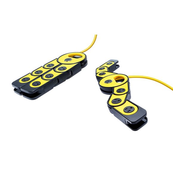 2 X 3 Workshop Grade 6 Outlet Flexible Pivot Power Strip/Surge Protector - Picture 4 of 5